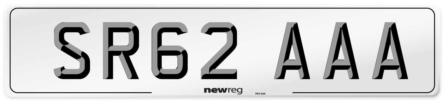 SR62 AAA Number Plate from New Reg